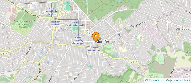 localisation de l'entreprise CHPE  MONTFERMEIL