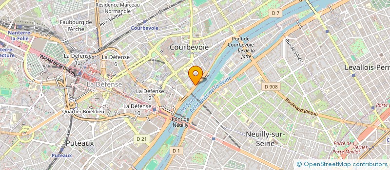 localisation de l'entreprise CHPF ORLEANS CENTRE FOCH  PARIS