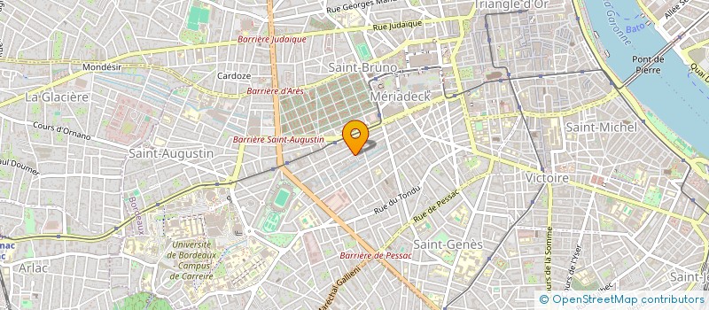 localisation de l'entreprise CHPOP ARCHITECTURE  BORDEAUX