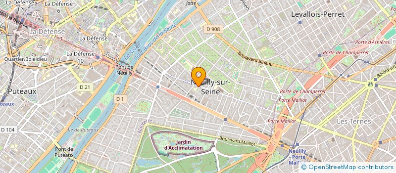 localisation de l'entreprise CHQ CONSULTING à NEUILLY-SUR-SEINE
