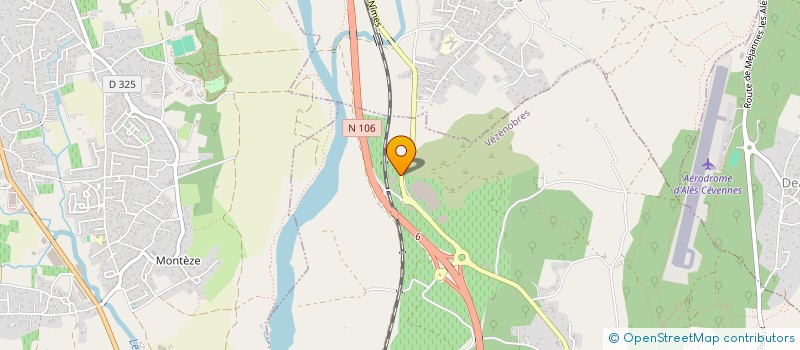 localisation de l'entreprise CHR  VEZENOBRES