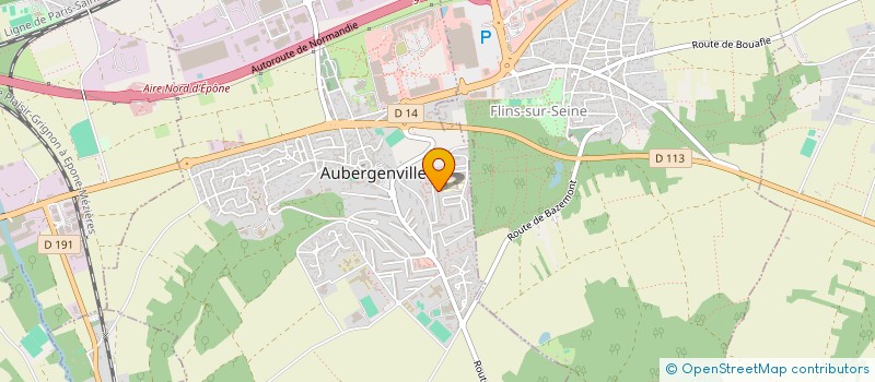 localisation de l'entreprise CHR ALTERNANCE  AUBERGENVILLE