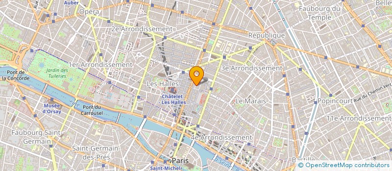 localisation de l'entreprise CHR BATIMENT à PARIS