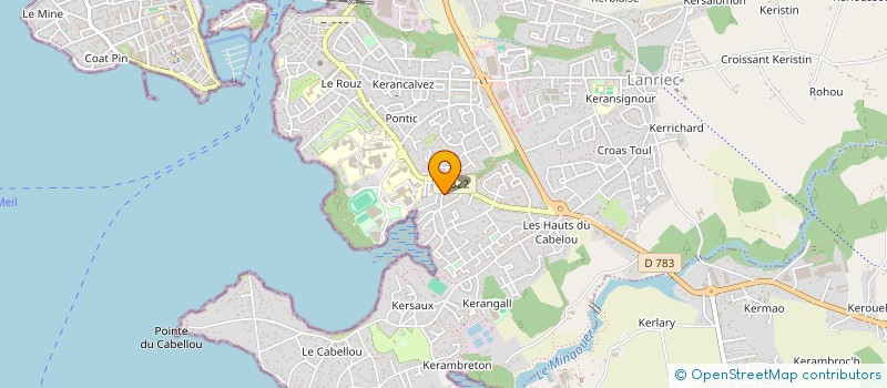 localisation de l'entreprise CHR CONSEILS TRANSACTIONS FORMATIONS à CONCARNEAU