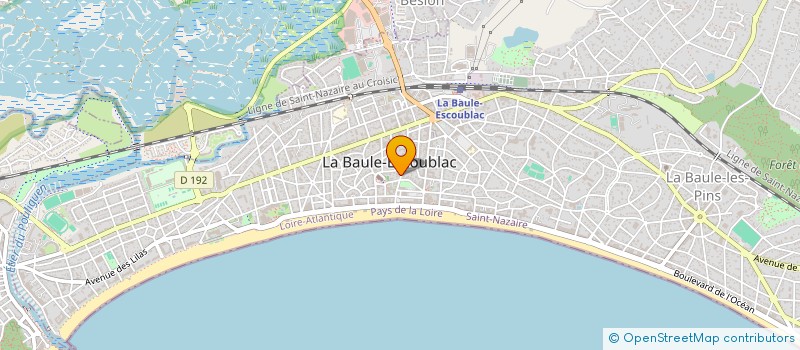 localisation de l'entreprise CHR DELAHAYE FINANCIERE à LA BAULE-ESCOUBLAC