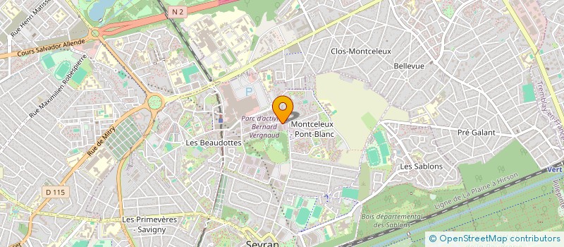 localisation de l'entreprise CHR DISCOUNT à SEVRAN