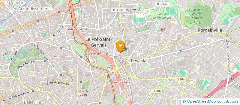 localisation de l'entreprise CHR EXPLOITATION à LE PRE-SAINT-GERVAIS