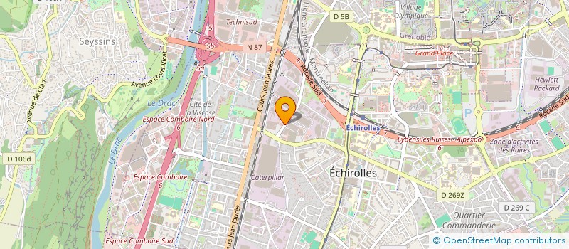 localisation de l'entreprise CHR EXPRESS à ECHIROLLES