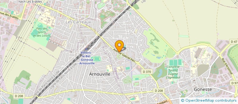 localisation de l'entreprise CHR FINANCE  GONESSE