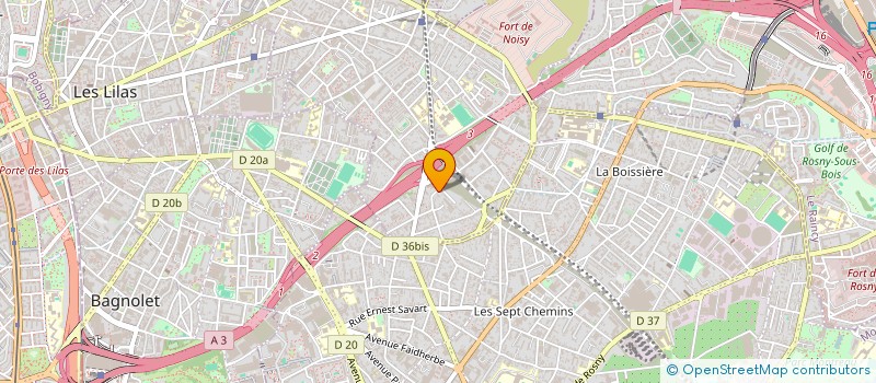 localisation de l'entreprise CHR GESTION à ROMAINVILLE