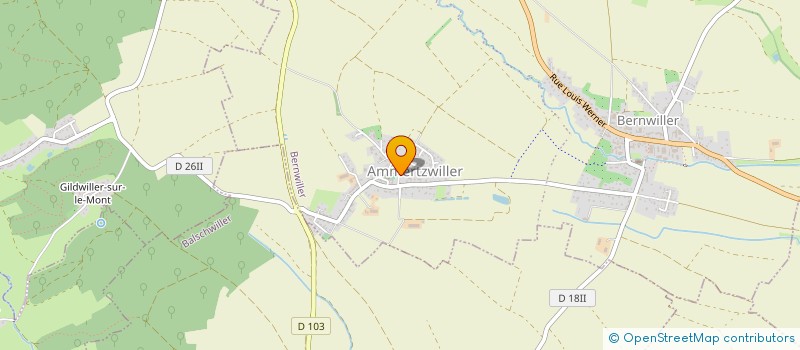 localisation de l'entreprise CHR GRANDE CUISINE à BERNWILLER