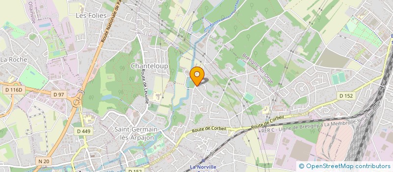 localisation de l'entreprise CHR HANSEN FRANCE SAS à SAINT-GERMAIN-LES-ARPAJON