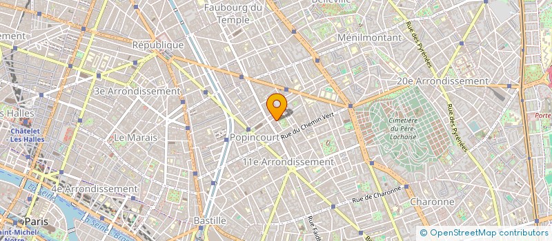 localisation de l'entreprise CHR IMMO  PARIS