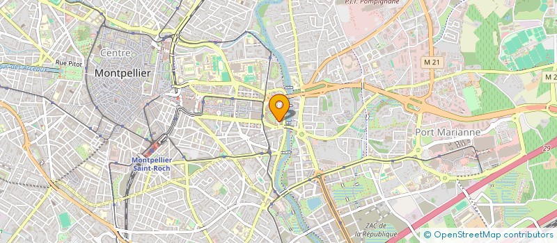 localisation de l'entreprise CHR INVEST à MONTPELLIER