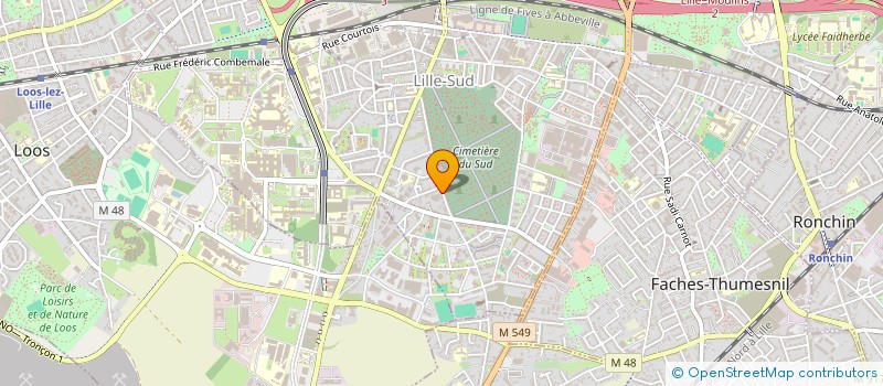 localisation de l'entreprise CHR INVESTISSEMENT à LILLE