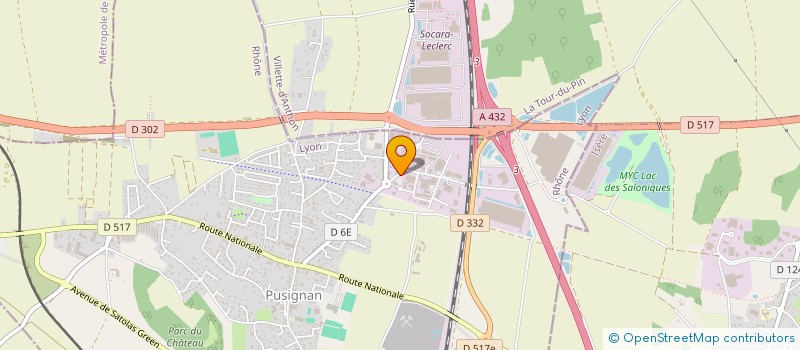 localisation de l'entreprise CHR MARKET  VILLETTE-D'ANTHON