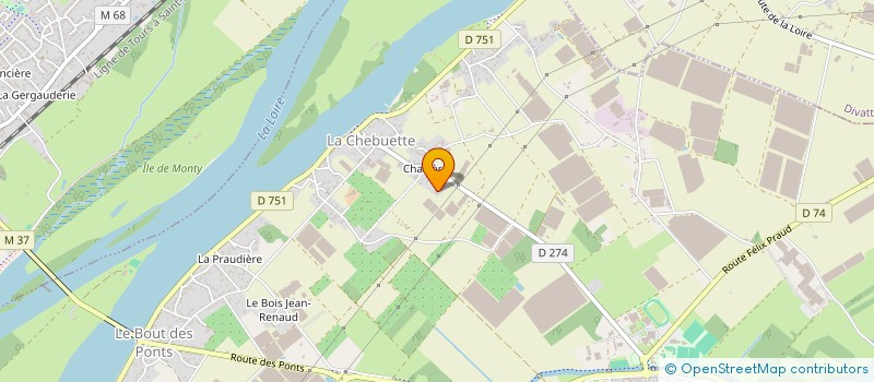 localisation de l'entreprise CHR NET 44 à SAINT-JULIEN-DE-CONCELLES