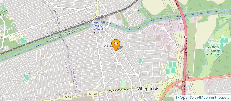 localisation de l'entreprise CHR OCCASION 77  VILLEPARISIS