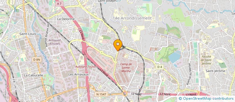 localisation de l'entreprise CHR SECURITE à MARSEILLE