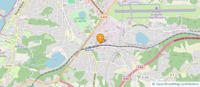 localisation de l'entreprise CHR SERVICES à BIARRITZ