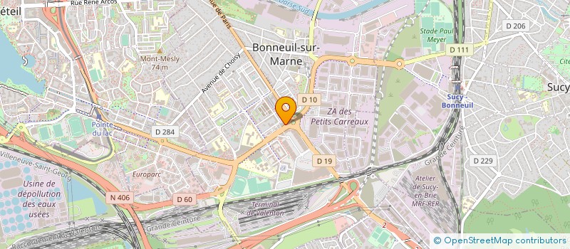 localisation de l'entreprise CHR TRANSPORT à BONNEUIL-SUR-MARNE