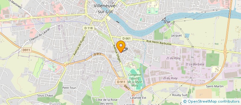 localisation de l'entreprise CHR47 à VILLENEUVE-SUR-LOT