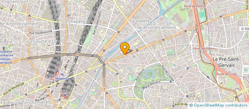 localisation de l'entreprise CHRED  PARIS