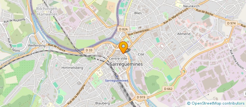 localisation de l'entreprise CHREIF à SARREGUEMINES