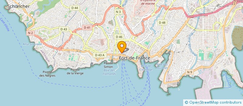 localisation de l'entreprise CHREOL-FWI  FORT-DE-FRANCE