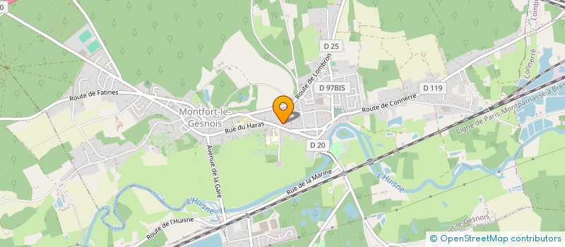 localisation de l'entreprise CHRETIEN à MONTFORT-LE-GESNOIS