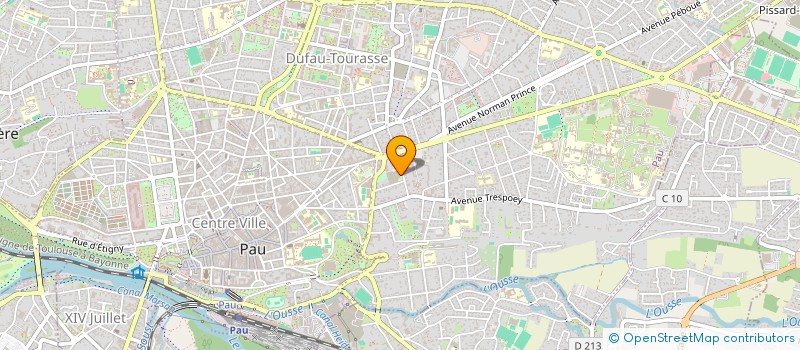 localisation de l'entreprise CHRETIEN DANS LE MONDE RURAL BEARN (CMR BEARN) à PAU