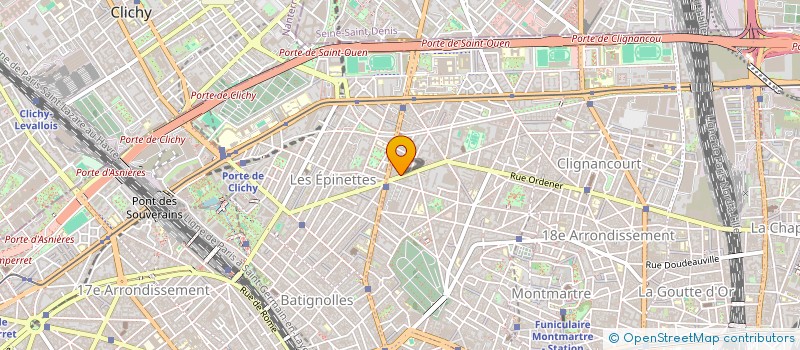 localisation de l'entreprise CHRETIEN DE FRANCE  PARIS