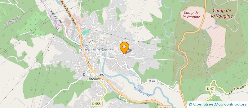 localisation de l'entreprise CHRETIEN-GENEVE à TRANS-EN-PROVENCE
