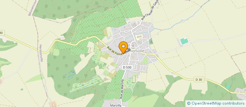 localisation de l'entreprise CHRETIEN-GRIFFON  HERMONVILLE