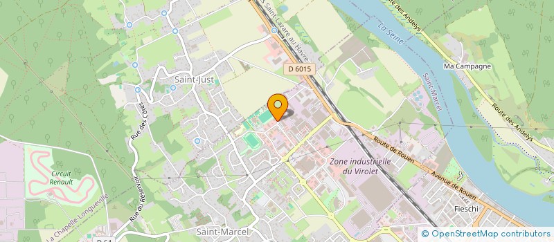 localisation de l'entreprise CHRETIEN SAINT MARCEL  SAINT-MARCEL