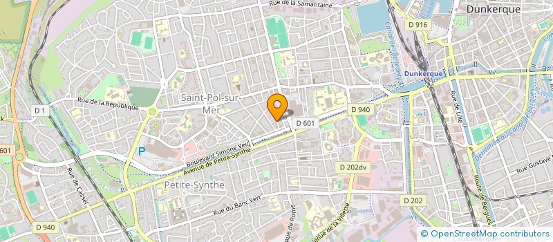 localisation de l'entreprise CHRETIEN VIE ET LUMIERE à DUNKERQUE