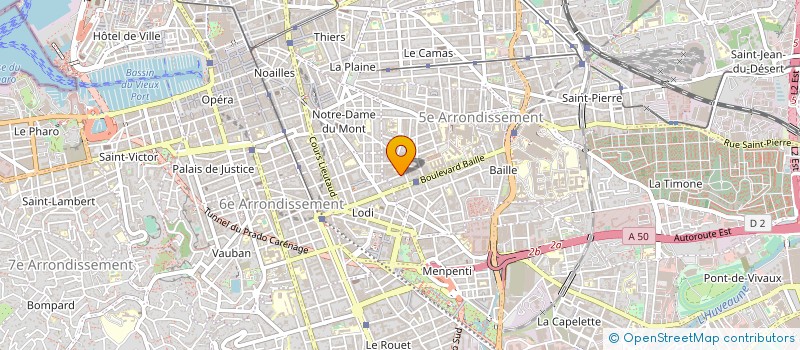 localisation de l'entreprise CHRETIENNE DES TRAVAILLEURS ITALIENS à MARSEILLE