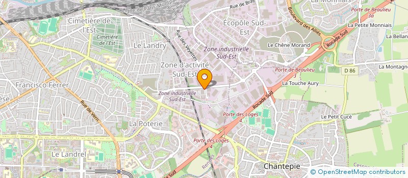 localisation de l'entreprise CHRETIENNE POUR L EVANGELISATION ET LE REVEIL  RENNES