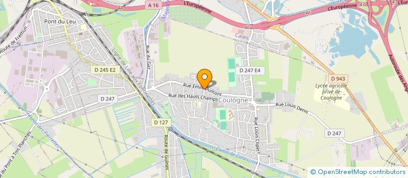 localisation de l'entreprise CHRETIENS COULONNOIS CONTRE LE CHOMAGE à COULOGNE
