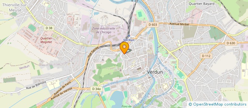 localisation de l'entreprise CHRETIENS DANS LE MONDE RURAL à VERDUN