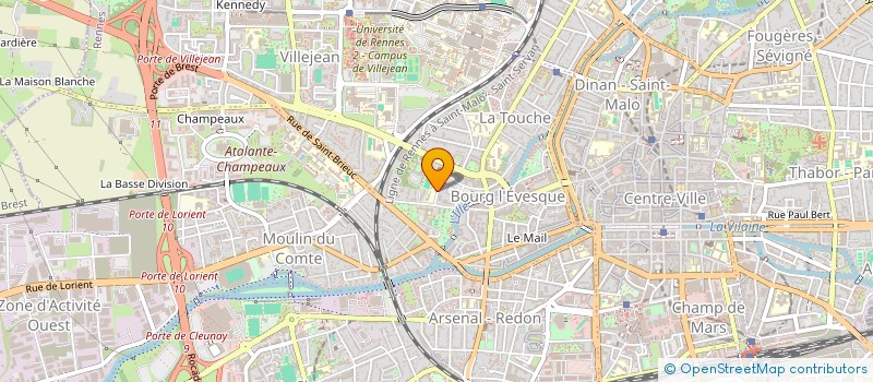 localisation de l'entreprise CHRETIENS MEDIAS 35 à RENNES