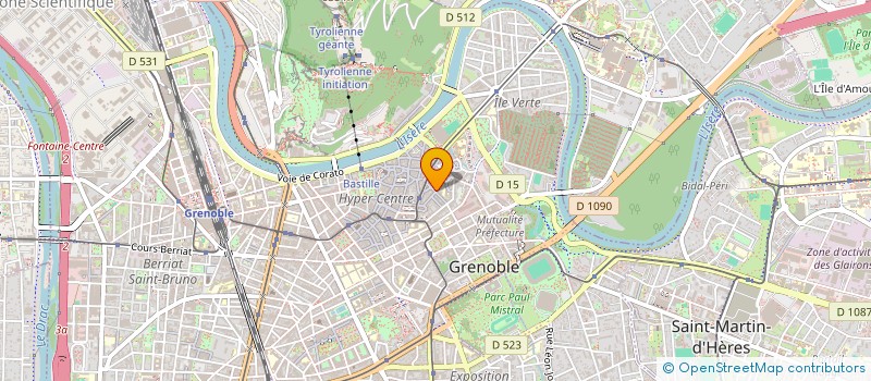 localisation de l'entreprise CHRETIENS MEDIAS 38 à GRENOBLE