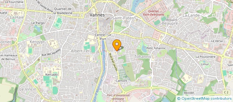 localisation de l'entreprise CHRETIENS MEDIAS 56 à VANNES