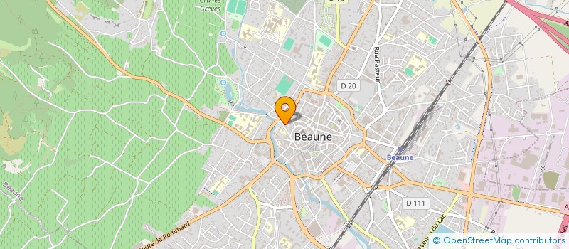 localisation de l'entreprise CHRG FORMATION à BEAUNE