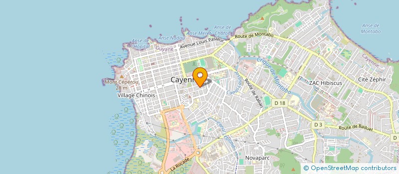 localisation de l'entreprise CHRI STOP ARETE KE SA  CAYENNE