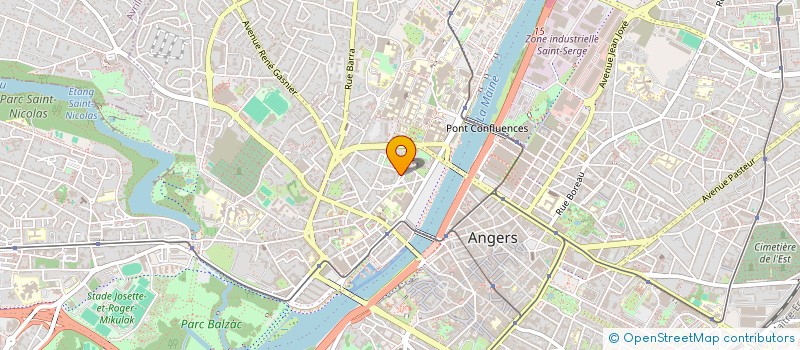 localisation de l'entreprise CHRIBAL à ANGERS