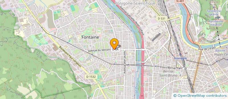localisation de l'entreprise CHRICERA  FONTAINE