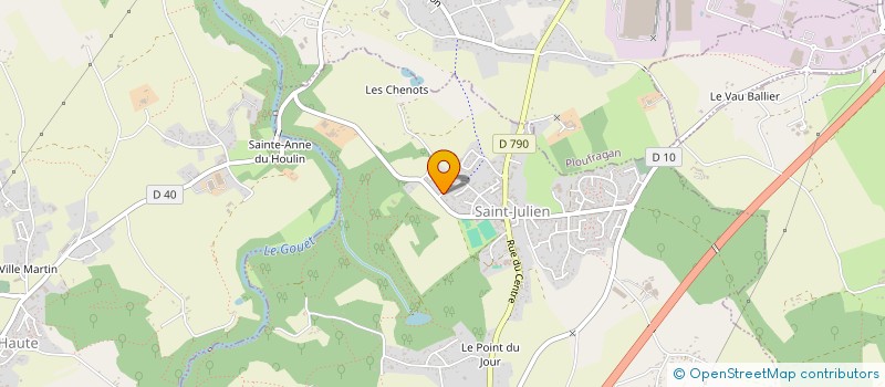 localisation de l'entreprise CHRICLAWAN  SAINT-JULIEN