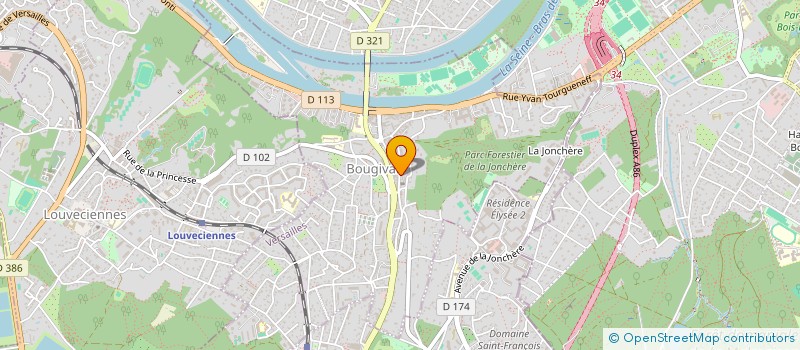 localisation de l'entreprise CHRICYCLES  BOUGIVAL