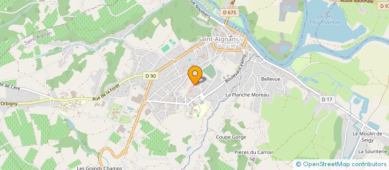 localisation de l'entreprise CHRIJO à SAINT-AIGNAN